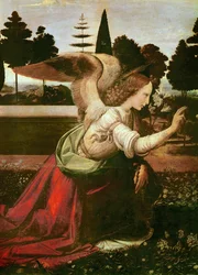 Die Verkündigung (Detail) des Engels